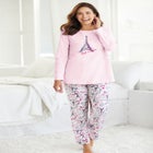 Long Sleeve Knit PJ Set image number null