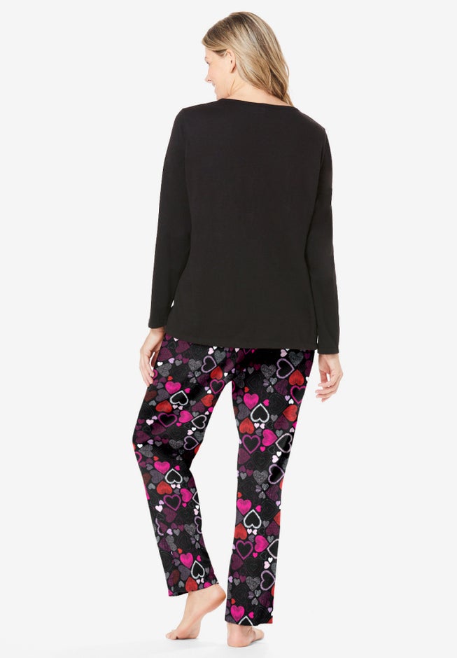 Long Sleeve Knit PJ Set image number 1