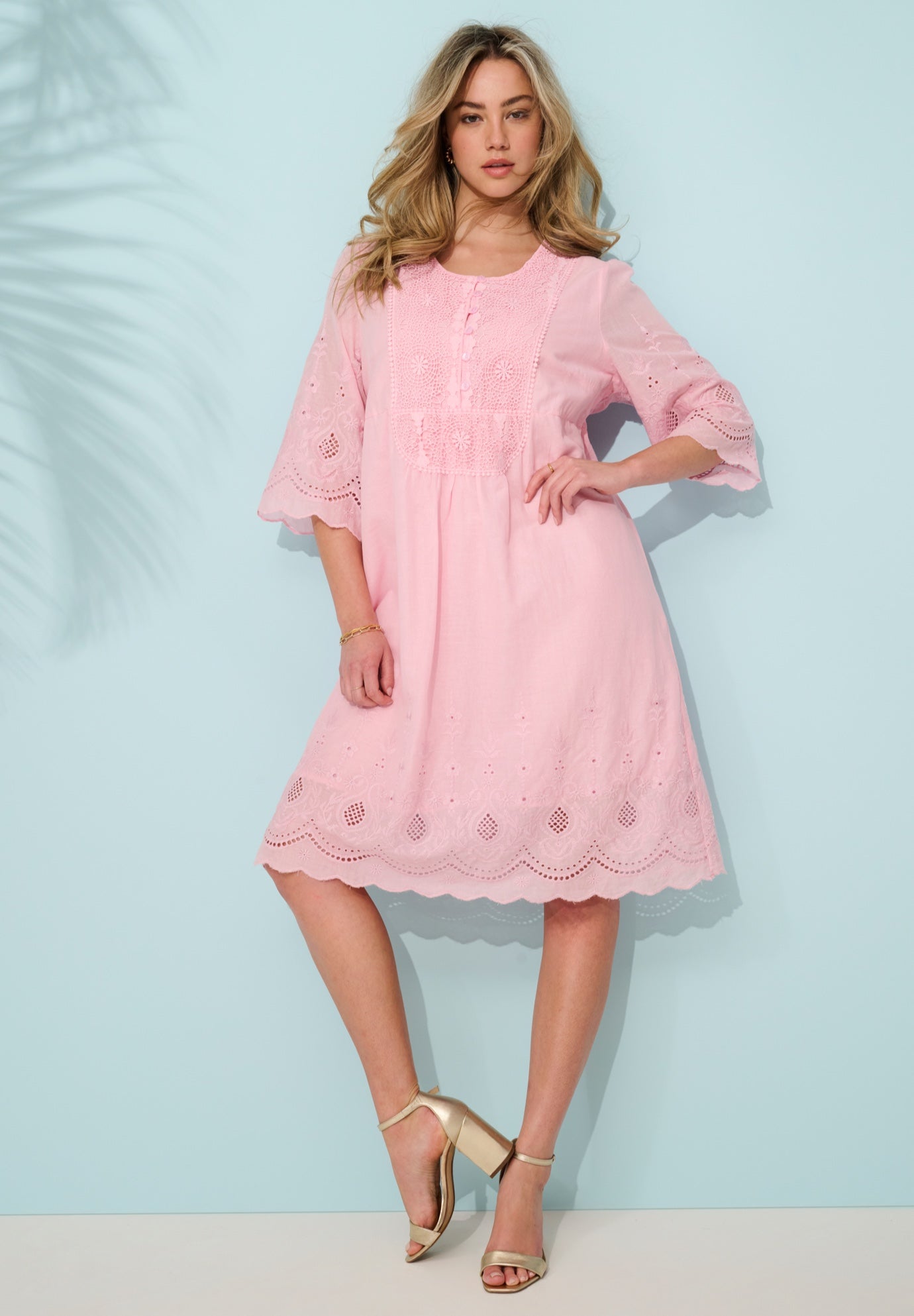Cotton Lace Dress image number 0