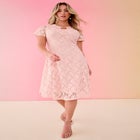 Keyhole Lace Dress image number null