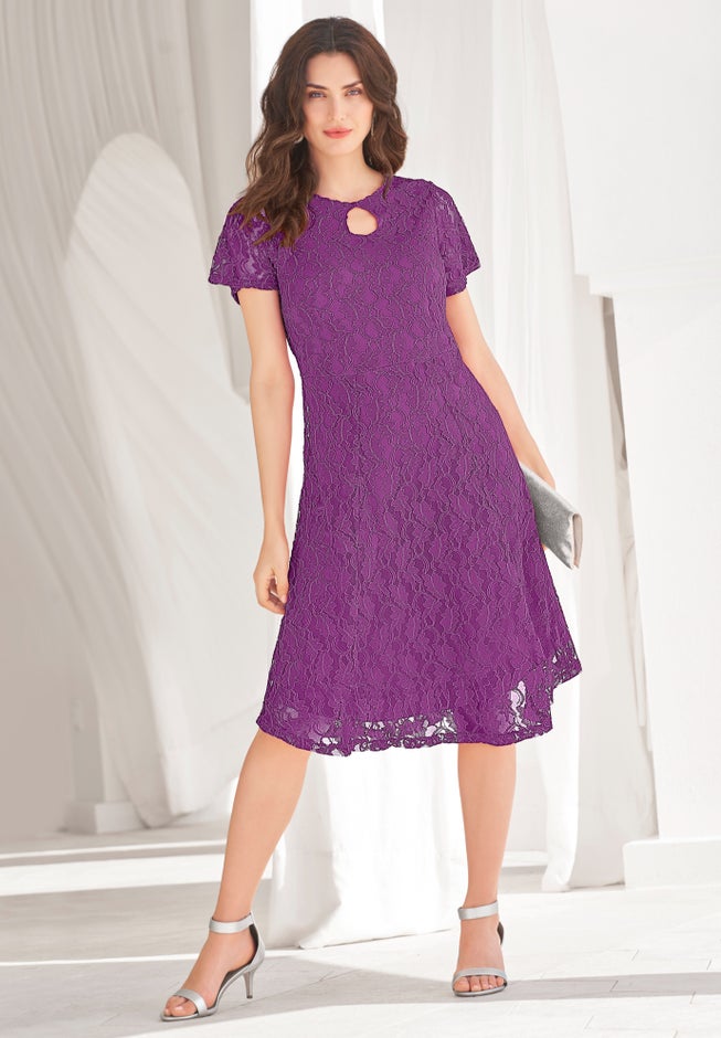 Keyhole Lace Dress image number 0