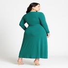 Button Detail Midi Dress image number null