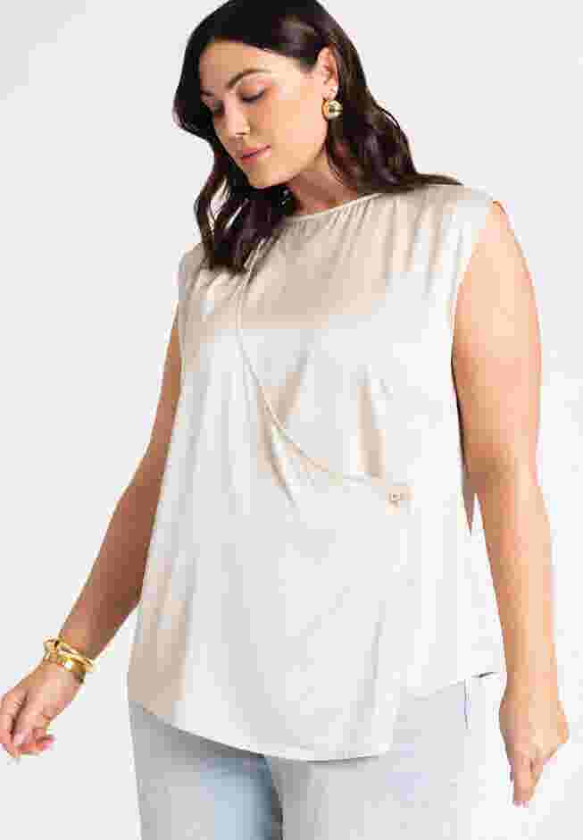 Overlap Front Blouse image number 0