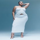 Sequin Column Maxi Skirt image number null