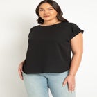 Boxy Top With Elastic image number null