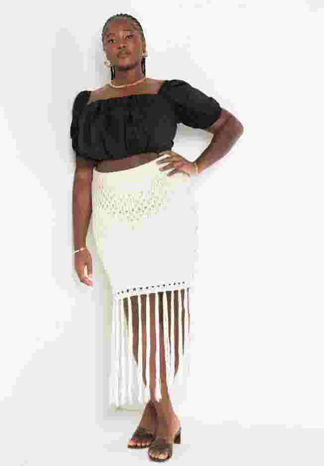 Shirred Puff Sleeve Top image number 4