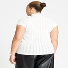 Sheer Stripe Sweater image number null