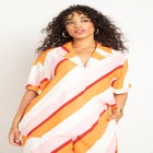 Relaxed Short Sleeve Button Down image number null