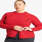 Asym Placket Sweater image number null