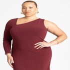 One Shoulder Maxi Dress image number null