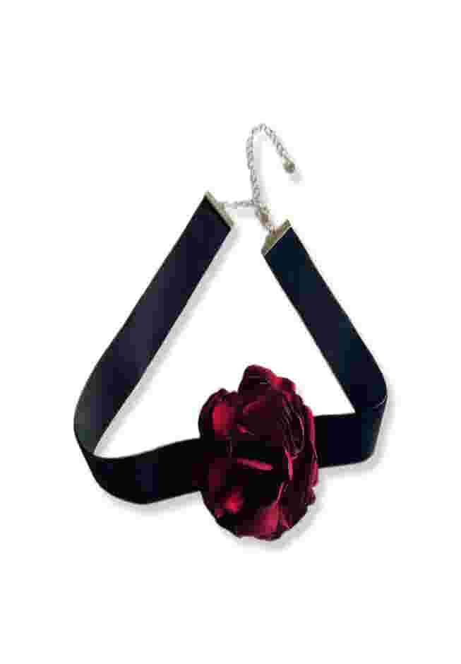 Floral Rosette Choker image number 0