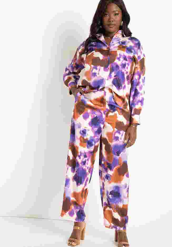 Satin Button Up Blouse image number 2