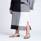 Intarsia Sweater Skirt image number null