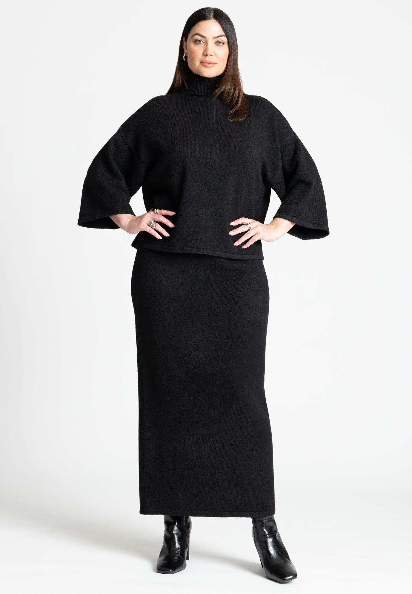 Sweater Maxi Skirt image number 1