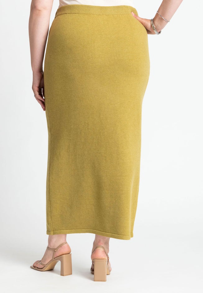 Sweater Maxi Skirt image number 2