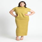 Sweater Maxi Skirt image number null