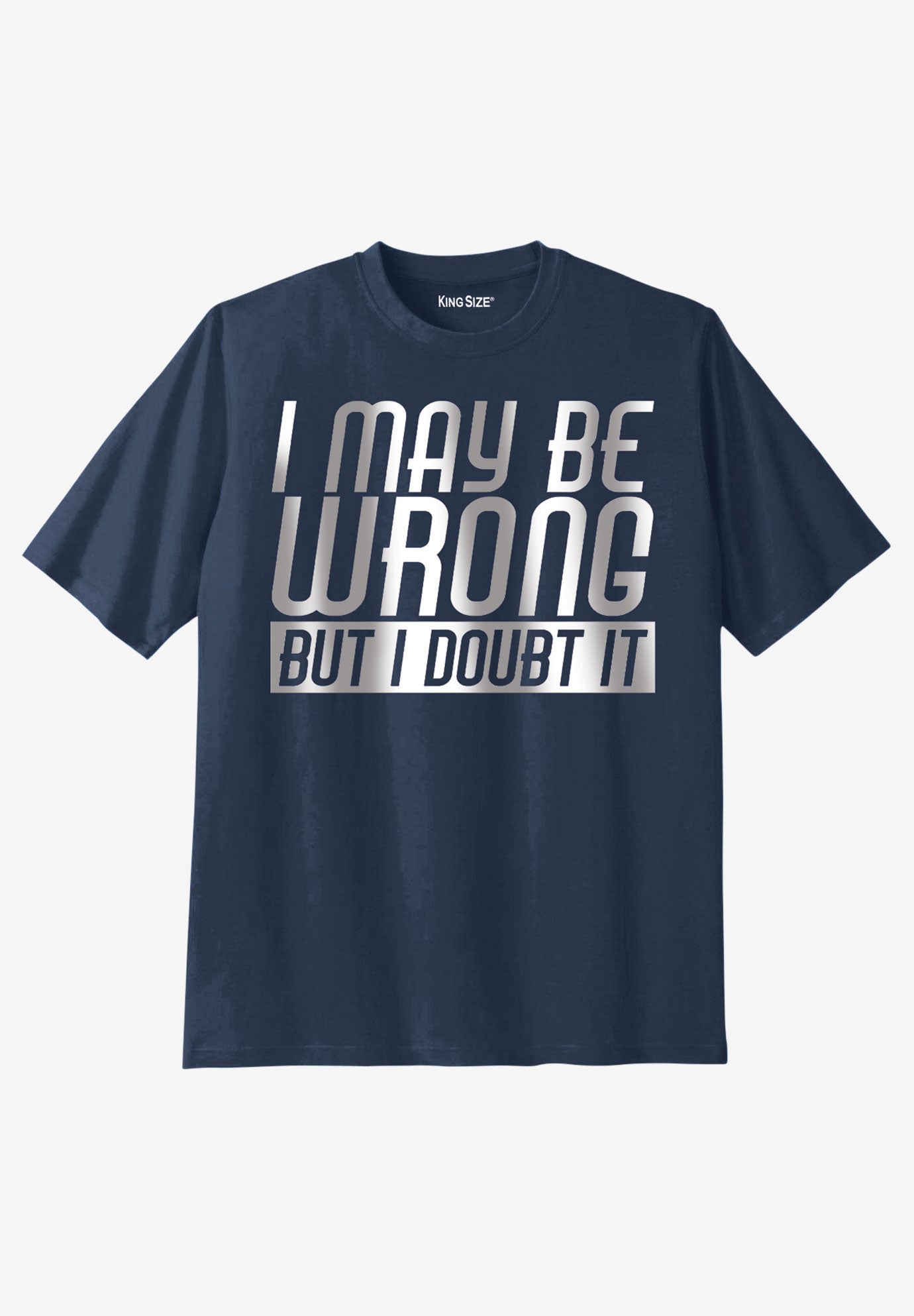 KingSize Slogan Graphic T-Shirt image number 0