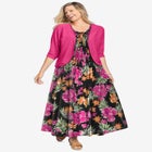 Pintucked Sleeveless Dress image number null