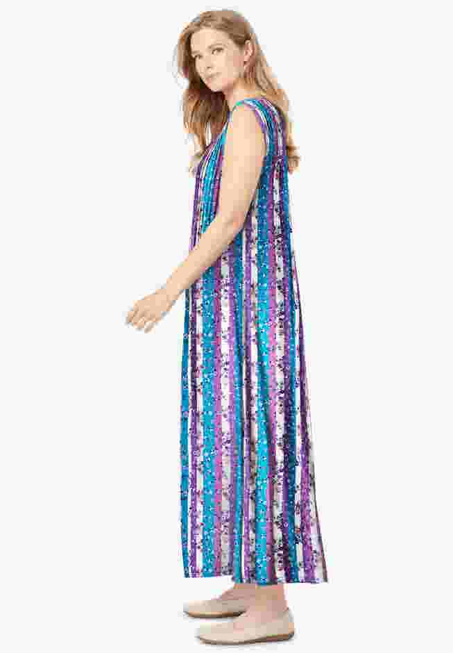 Pintucked Sleeveless Dress image number 2