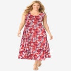 Pintucked Sleeveless Dress image number 0