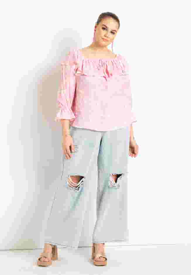 Off The Shoulder Flounce Top image number 2