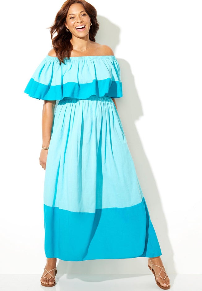 Mia Off the Shoulder Maxi Dress image number 2