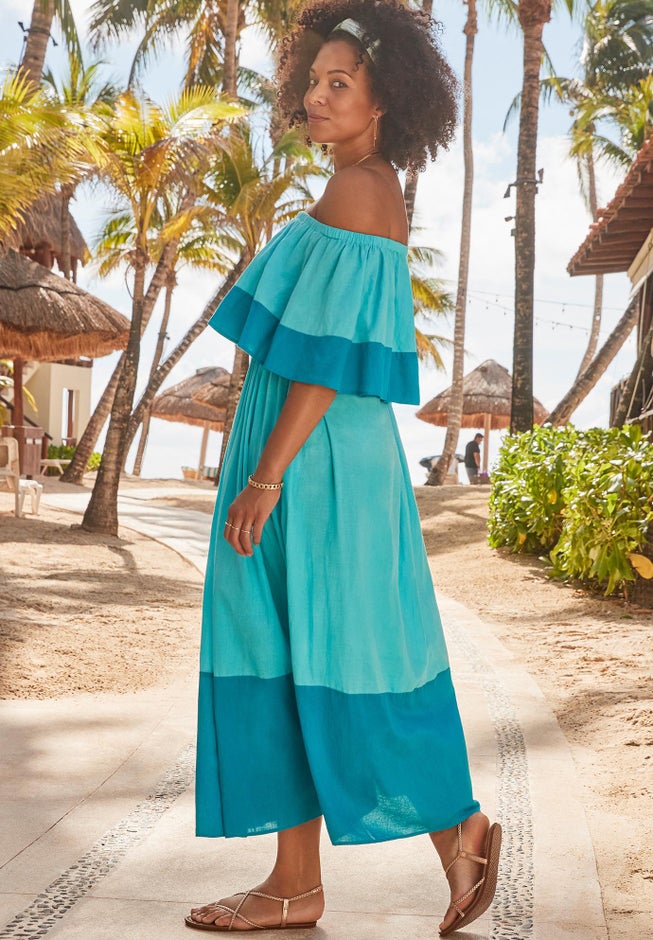 Mia Off the Shoulder Maxi Dress image number 3