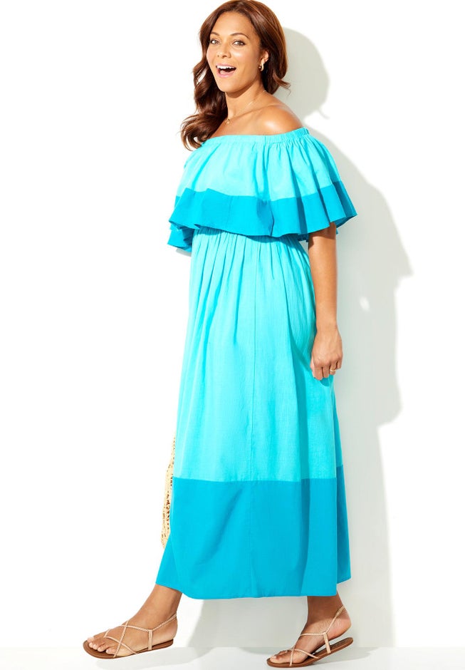 Mia Off the Shoulder Maxi Dress image number 4