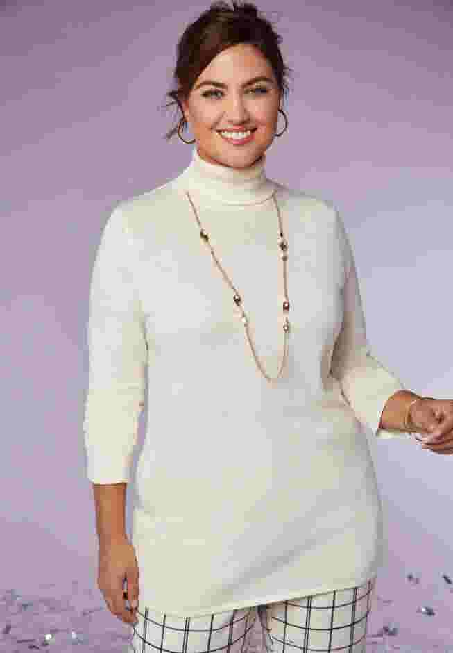 Cotton Cashmere Turtleneck image number 7