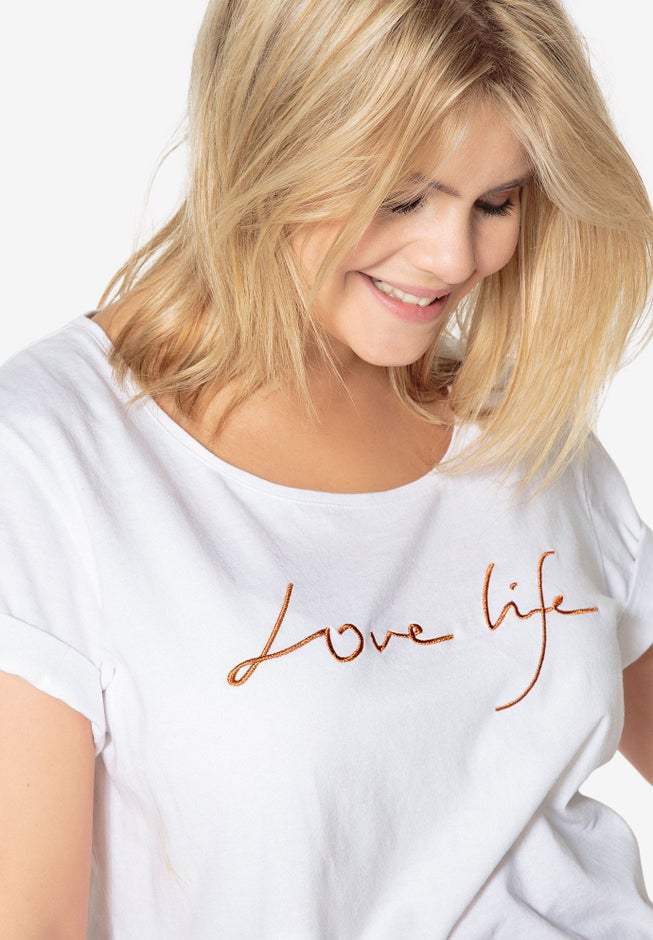 Embroidered Tee image number null