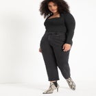 Crop Stretch Mom Jean image number null