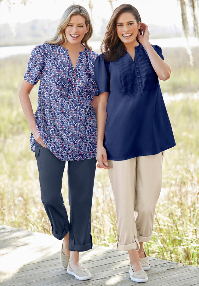 2 in 1 Convertible Cargo Pant to Capri image number 1