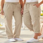 Convertible Length Cargo Pant/Capri image number null