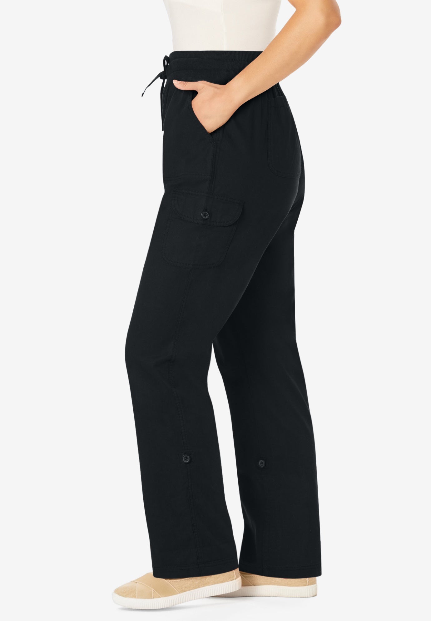2 in 1 Convertible Cargo Pant to Capri image number 3