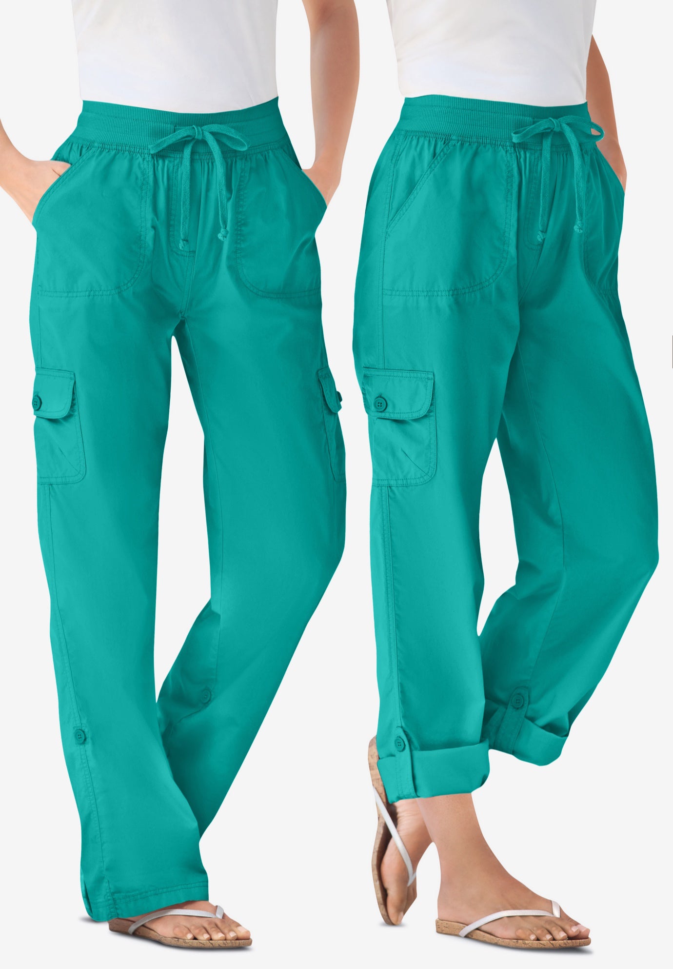 2 in 1 Convertible Cargo Pant to Capri image number 0