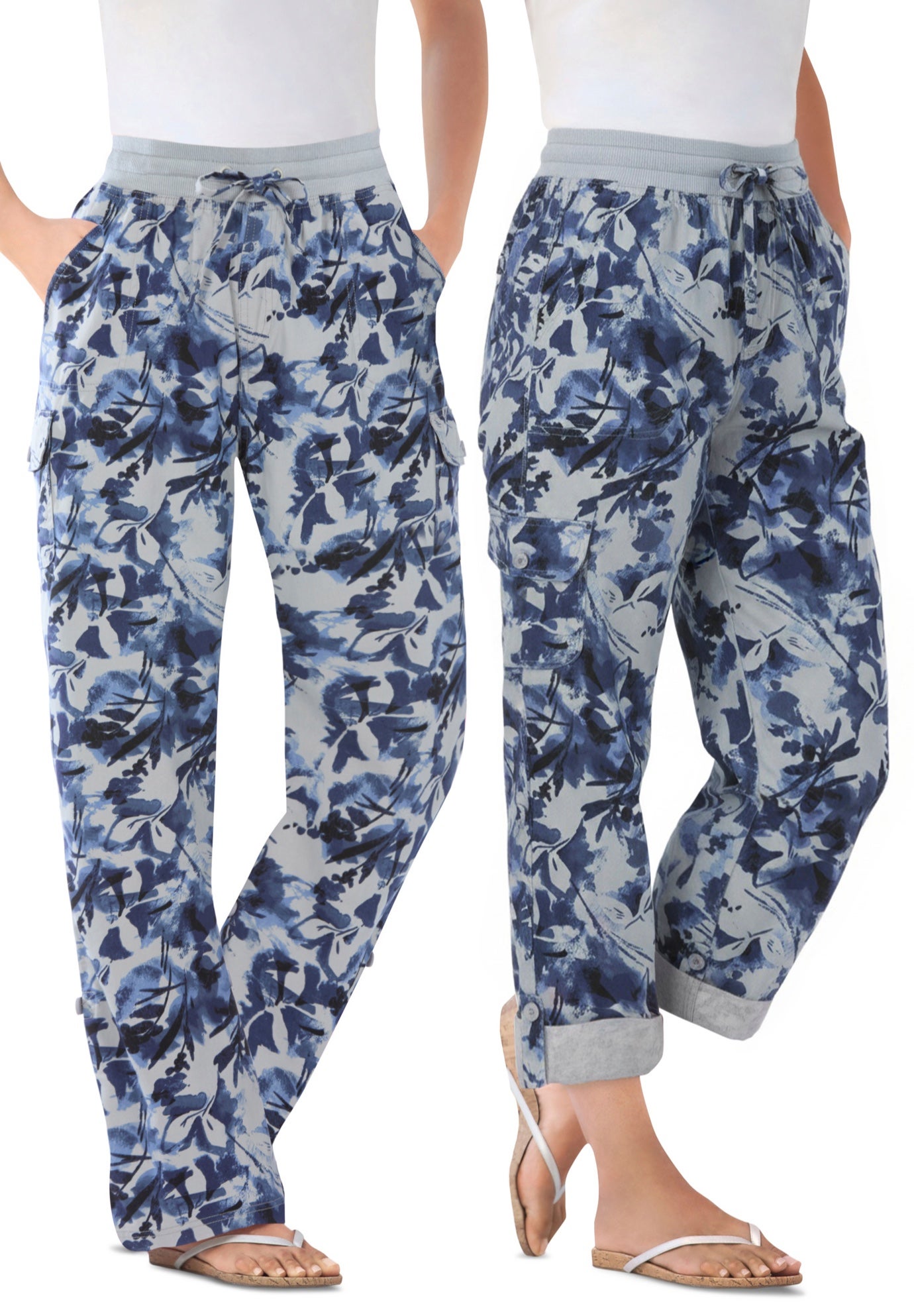 2 in 1 Convertible Cargo Pant to Capri image number 1