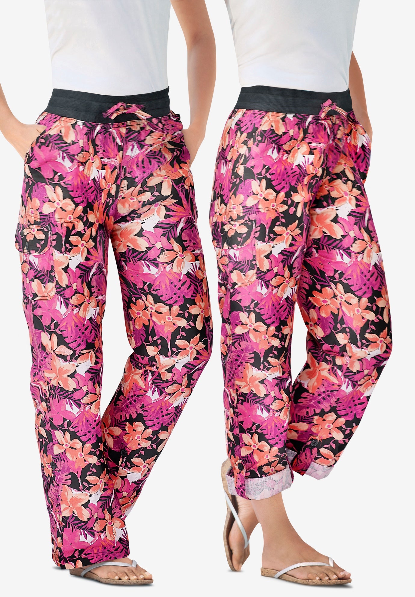 2 in 1 Convertible Cargo Pant to Capri image number 0