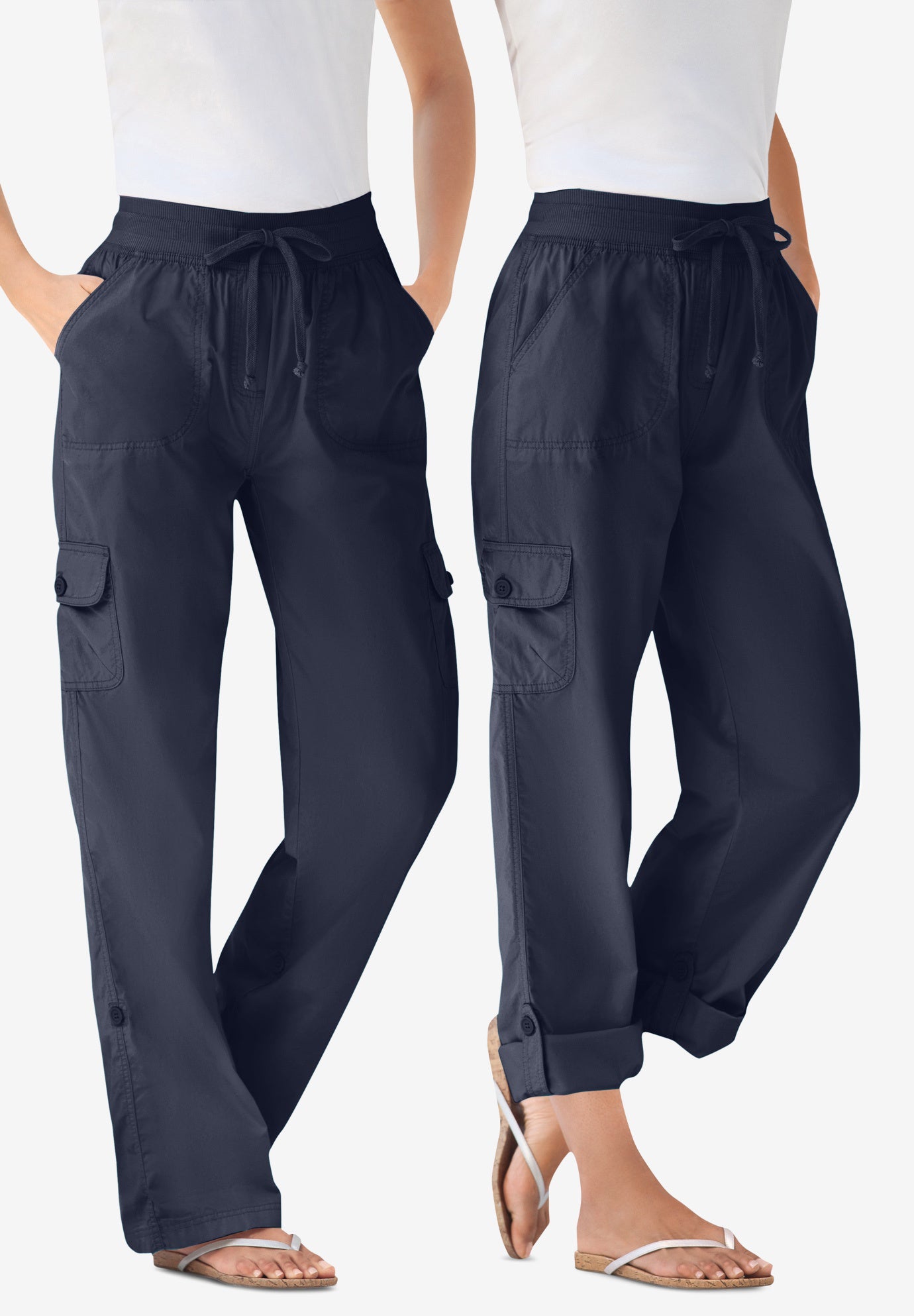 2 in 1 Convertible Cargo Pant to Capri image number 0
