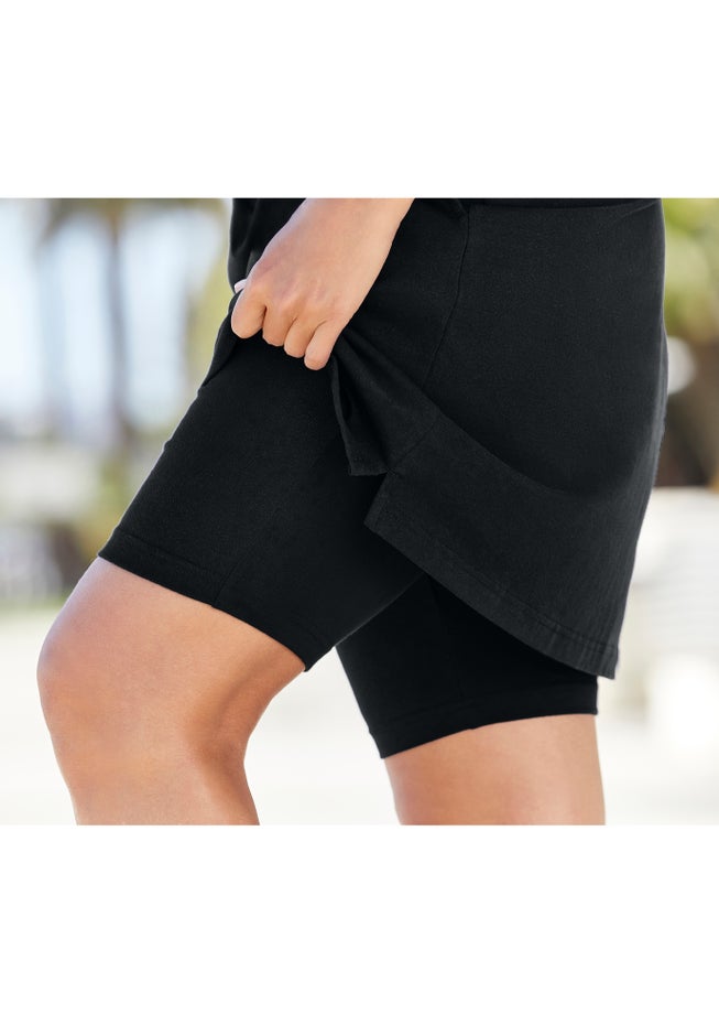 Everyday Stretch Cotton Skort image number 1