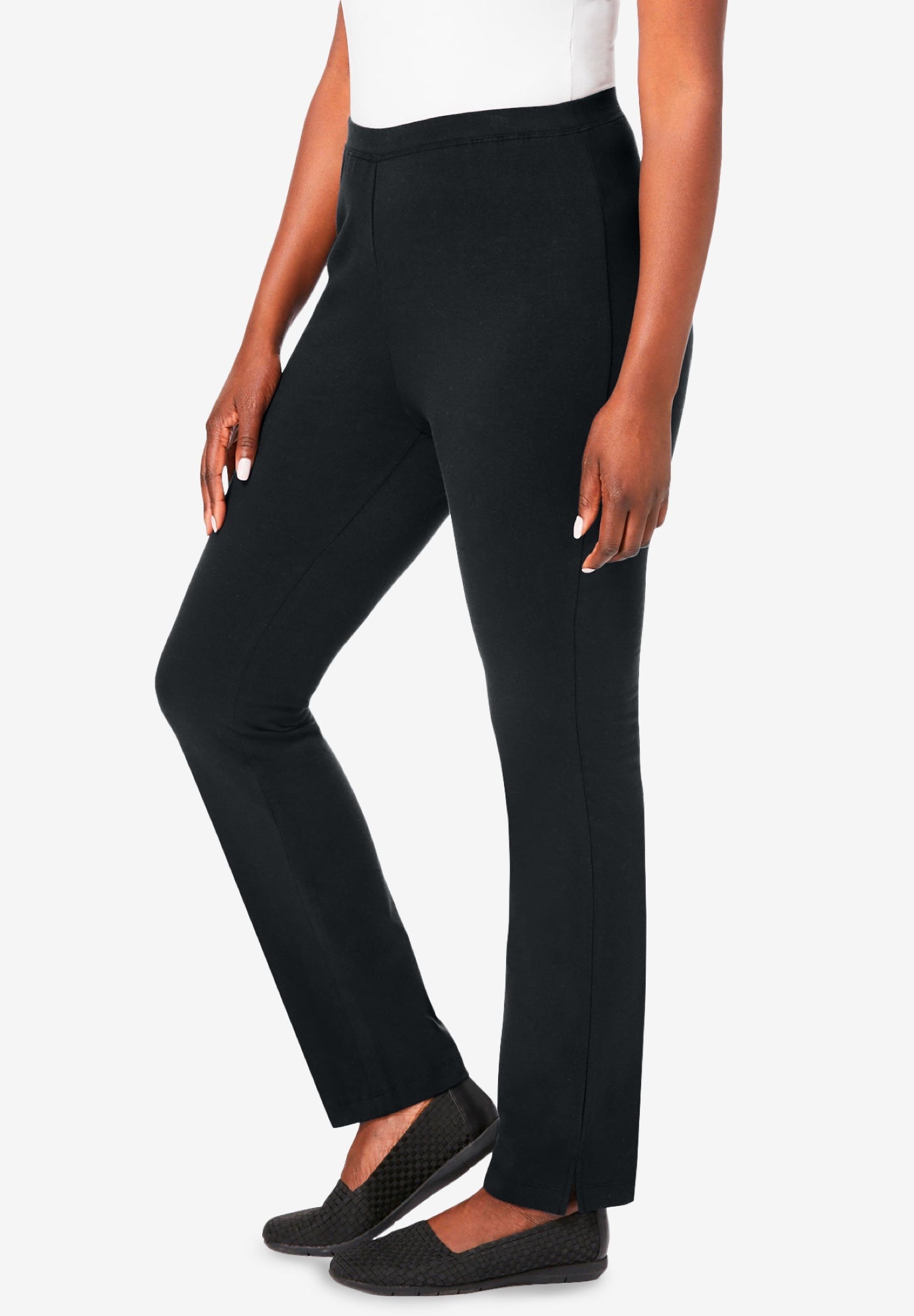 Everyday Stretch Cotton Straight Leg image number 1