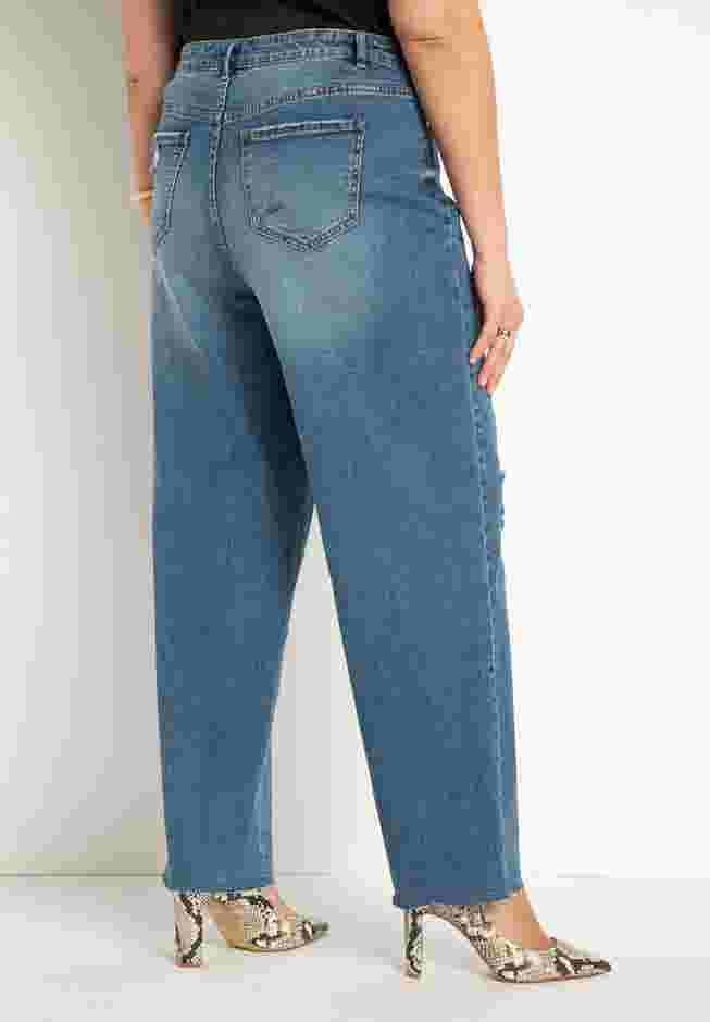 Classic Fit Distressed Straight Leg Jean image number 1