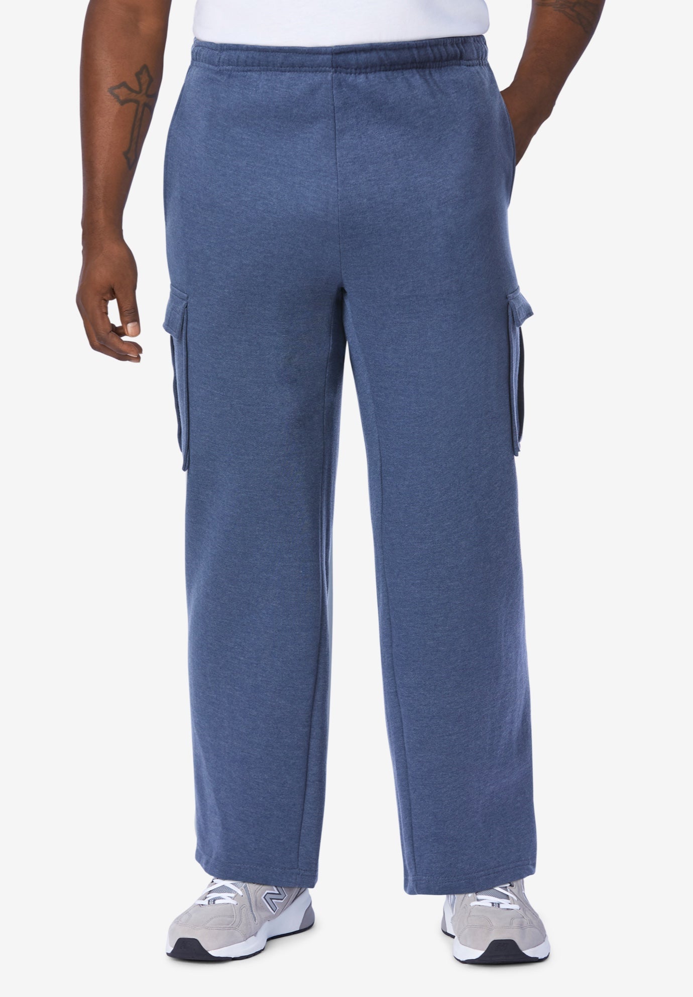 Fleece Cargo Sweatpants image number 0