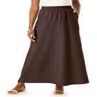 Linen Maxi Skirt image number 0
