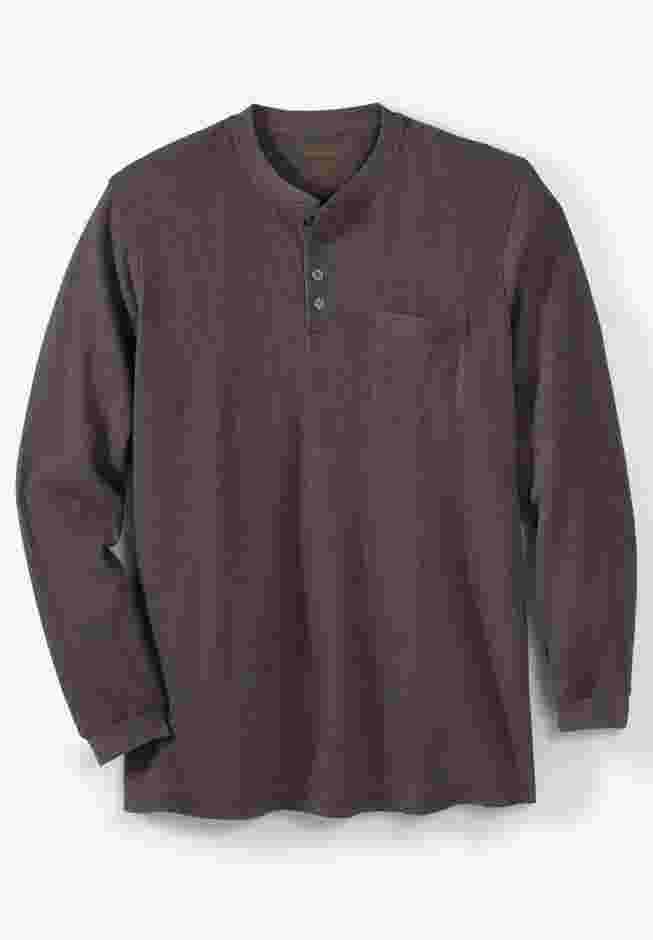 Thermal Pocket Longer-Length Henley image number 0