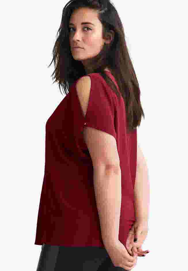 Slit Sleeve Blouse image number 1