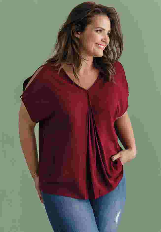 Slit Sleeve Blouse image number 2