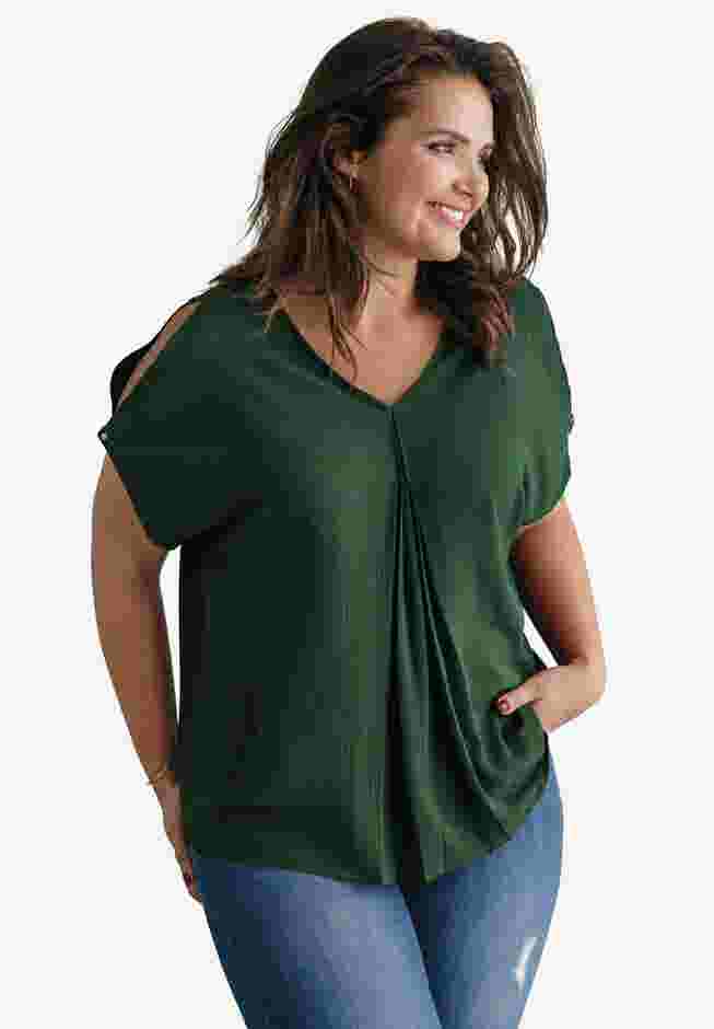 Slit Sleeve Blouse image number 0