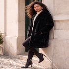 Plus Size 2-in-1 Puffer and Faux Fur Coat image number 4