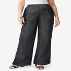Plus Size Comfort Stretch Wide Leg Jean image number null