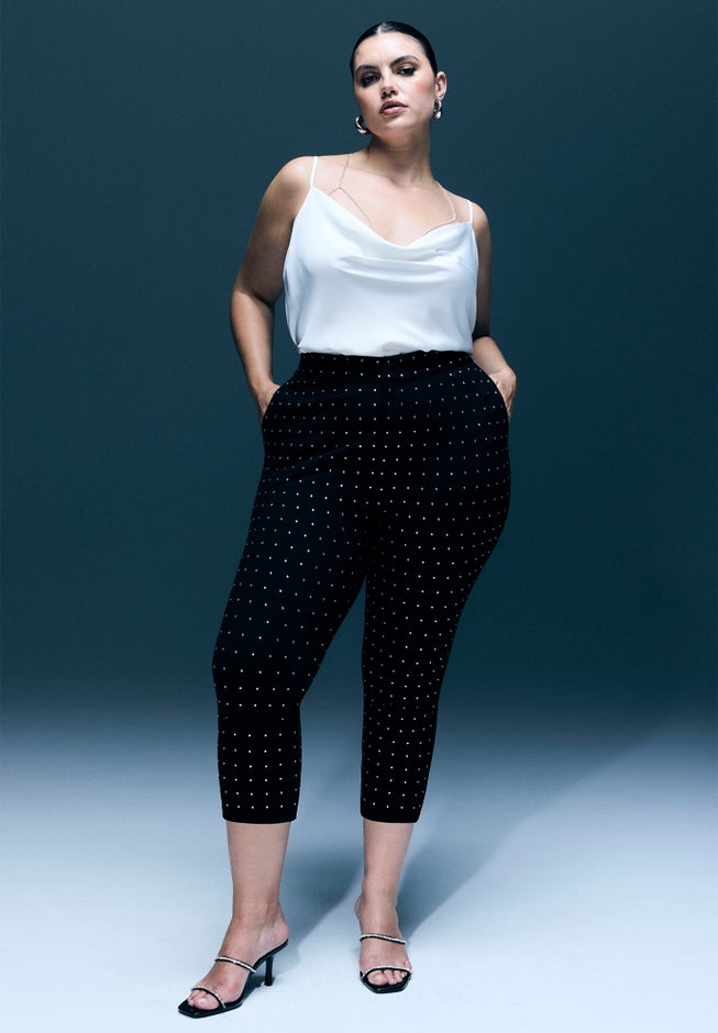 Scooped Cowl Neck Top image number null